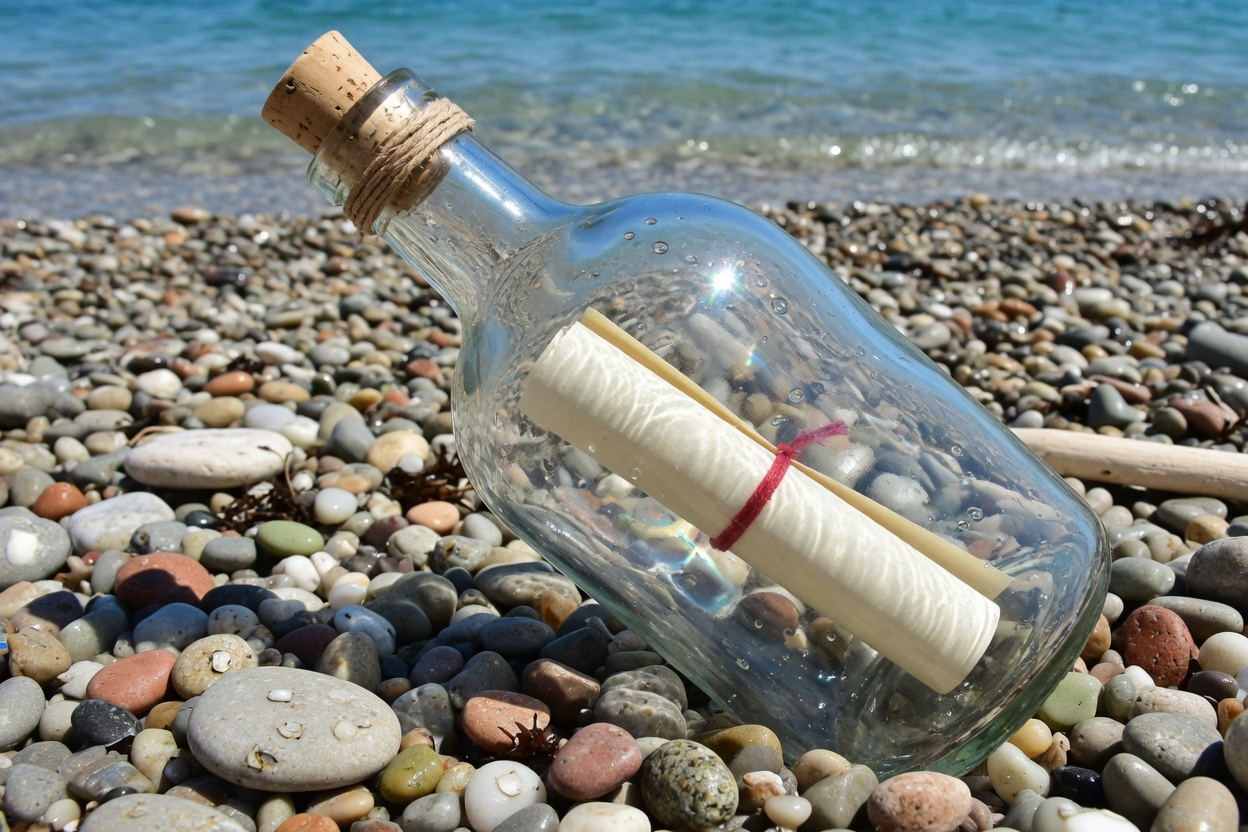 a message in a bottle